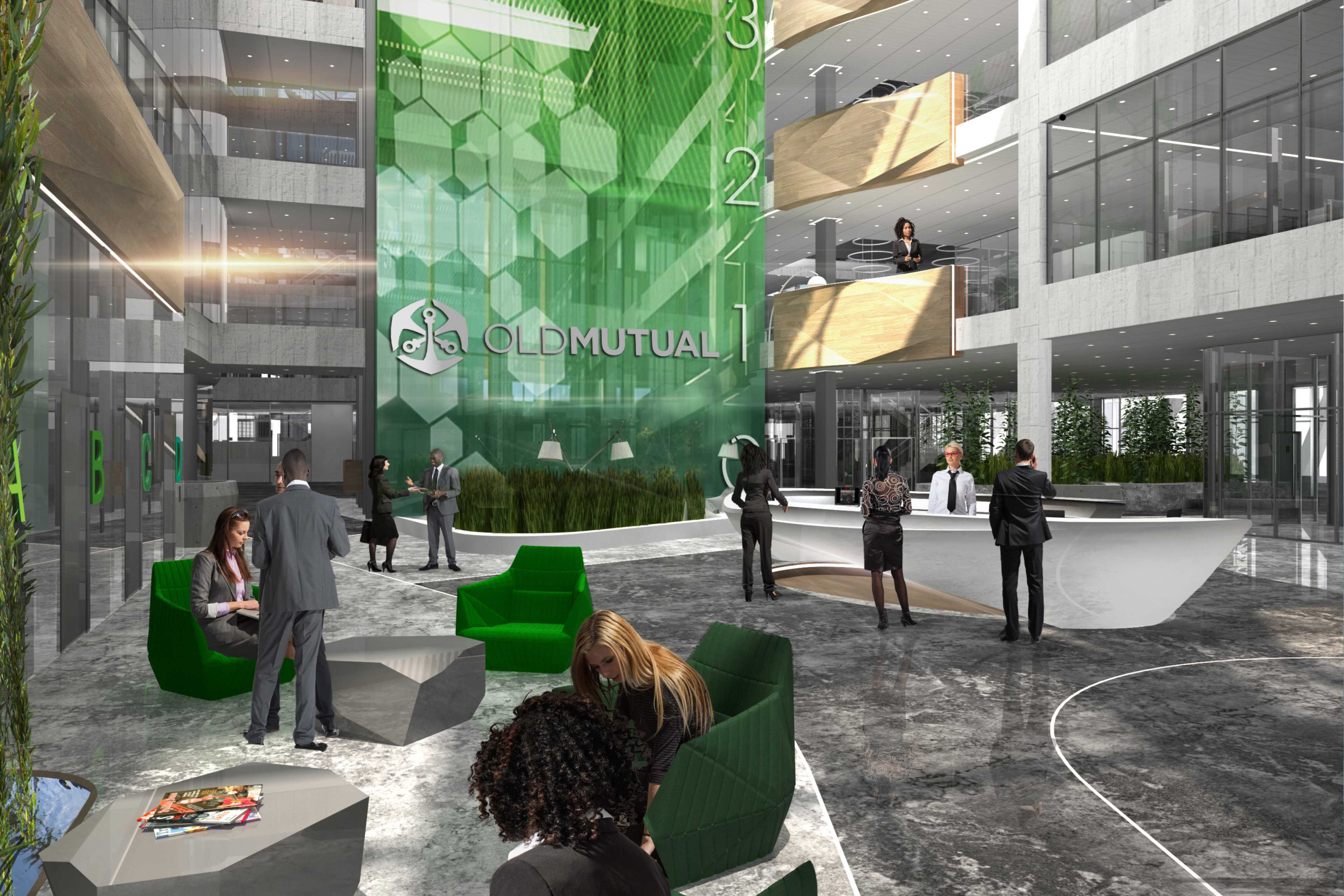Old Mutual Office Interiors Paragon Group The